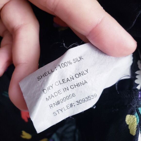 Anthropologie Shoshanna Misael Floral Silk Halter Blouse - Picture 6 of 8